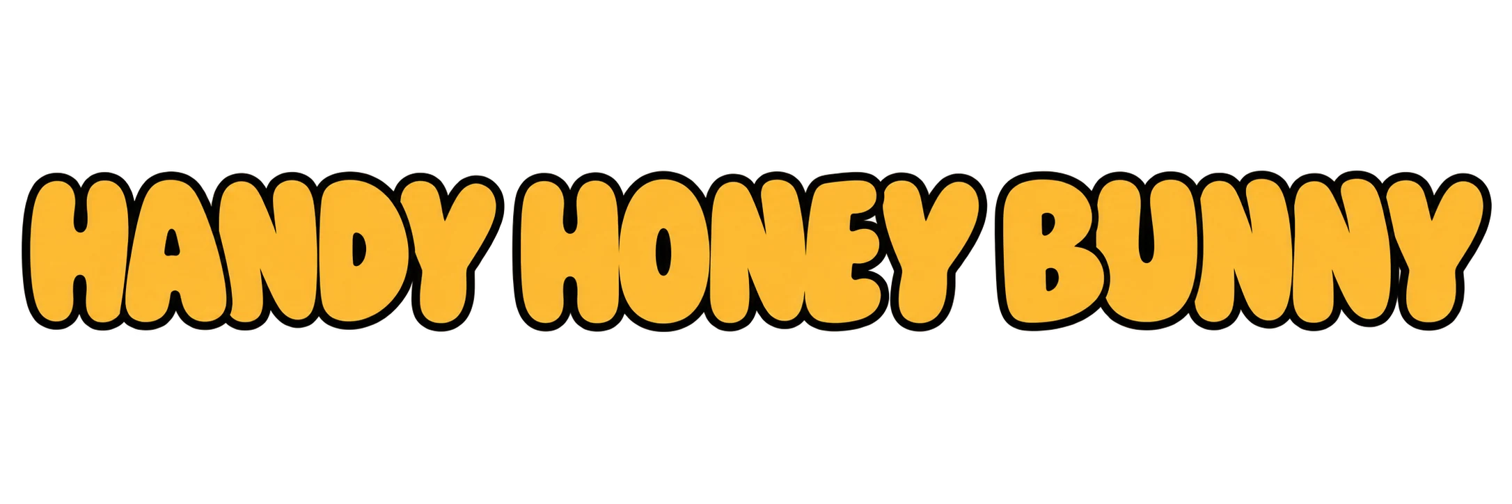 Horizontal Handy Honey Bunny wordmark